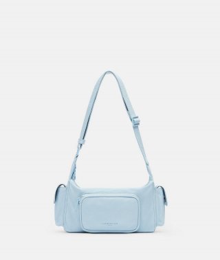 Liebeskind Nylon Lila Crossbody S - Hellblau