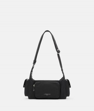 Liebeskind Nylon Lila Crossbody S - Schwarz