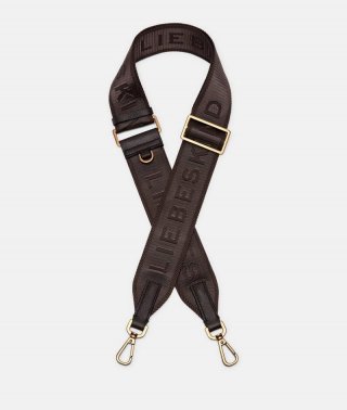 Liebeskind Schultergurt Mit Logo - Mokka