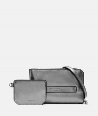 Liebeskind Metallic Lora Pouch - Silber