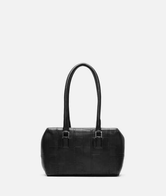 Liebeskind Monogram Kayla Satchel S - Schwarz
