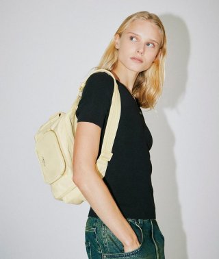 Liebeskind Nylon Lila Crossbody S - Hellgelb