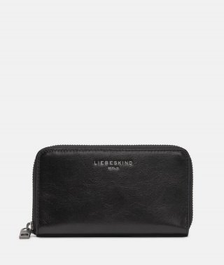 Liebeskind Archive Frieda Geldbörse M - Schwarz
