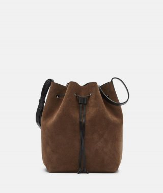 Liebeskind Monogram Bucketbag M - Cognac