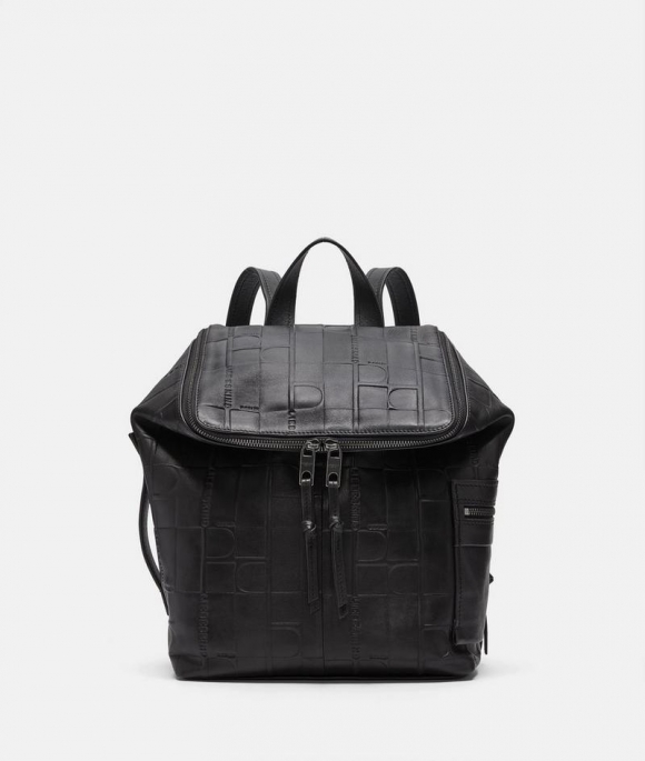 Liebeskind Monogram Hera Backpack M - Schwarz