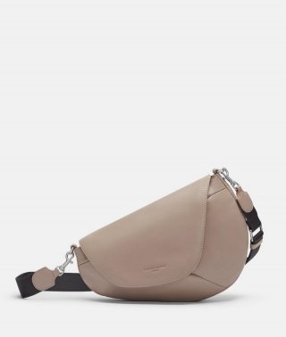 Liebeskind Oval Shoulder Bag M - Cognac