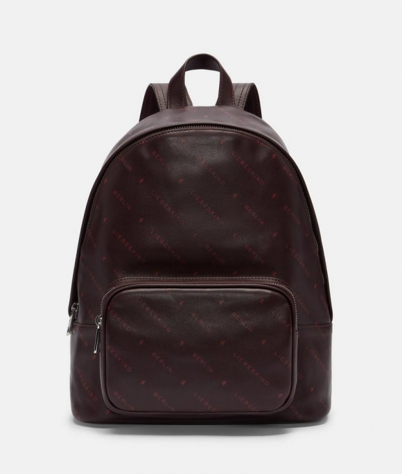 Liebeskind Monogram Backpack M - Bordeaux