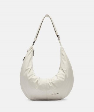 Liebeskind Nylon Moon Hobo M - Creme
