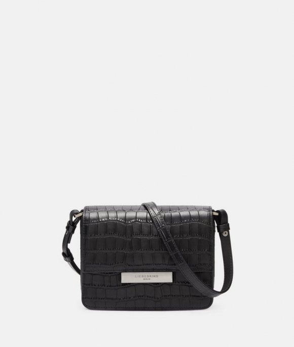 Liebeskind Kroko Alex Crossbody S - Schwarz