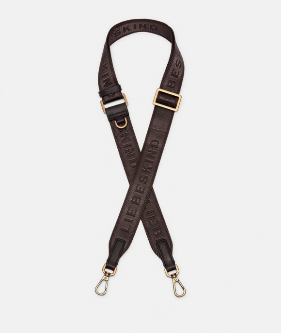 Liebeskind Schultergurt Mit Logo - Mokka