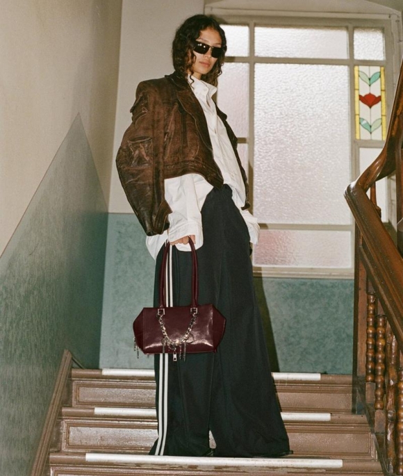 Liebeskind Archive Kayla Satchel S - Bordeaux