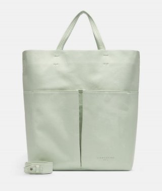Liebeskind Nylon Hera Tote L - Salbeigrün