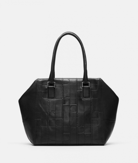 Liebeskind Monogram Kayla Satchel M - Schwarz