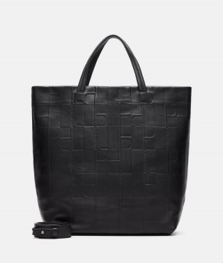 Liebeskind Monogram Hera Tote L - Schwarz