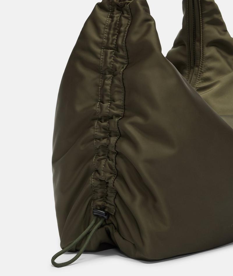 Liebeskind Nylon Hobo L - Olivgrün