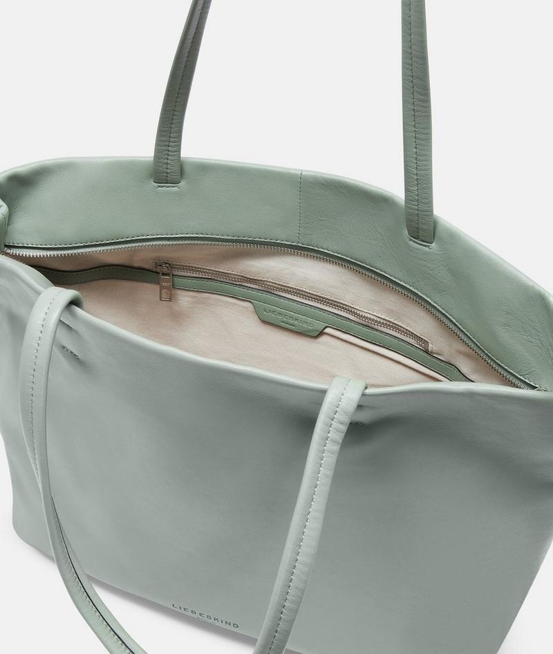 Liebeskind Hera Shopper L - Dunkles Salbeigrün