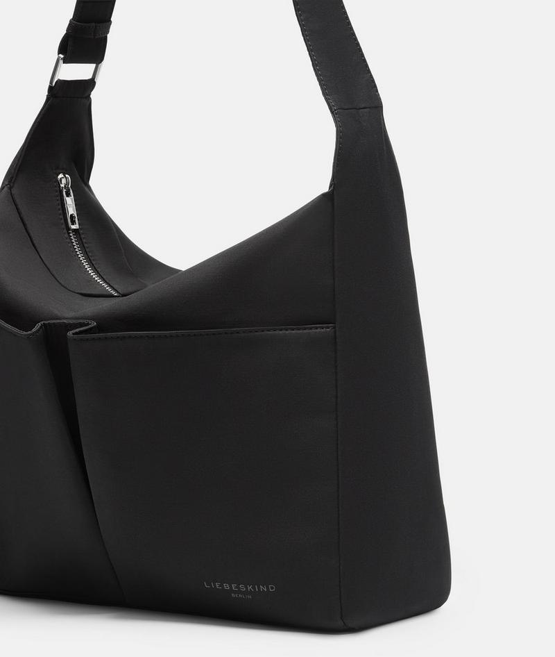 Liebeskind Nylon Hera Hobo M - Schwarz