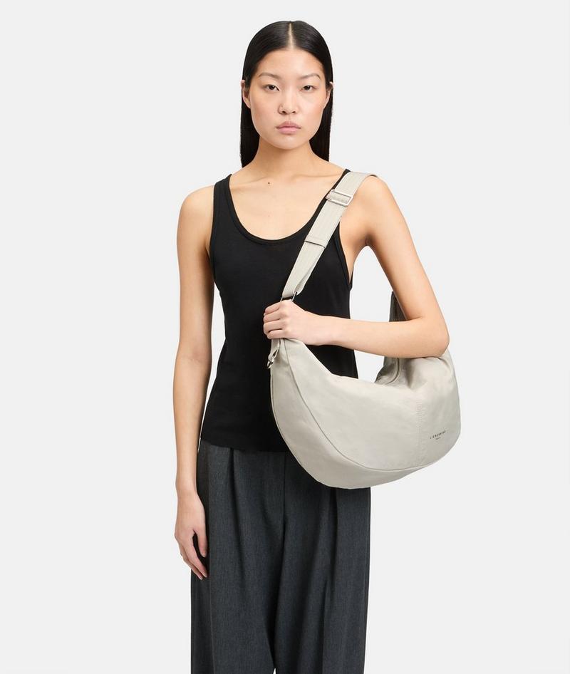 Liebeskind Nylon Moon Hobo M - Creme
