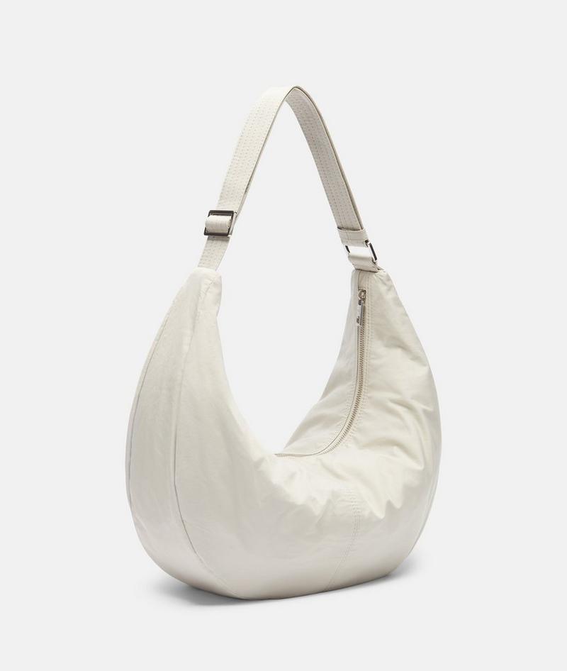 Liebeskind Nylon Moon Hobo M - Creme