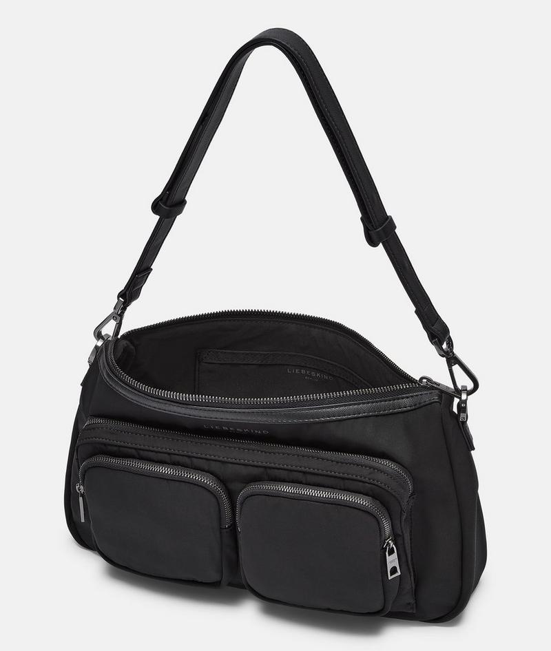 Liebeskind Nylon Maia Hobo M - Schwarz