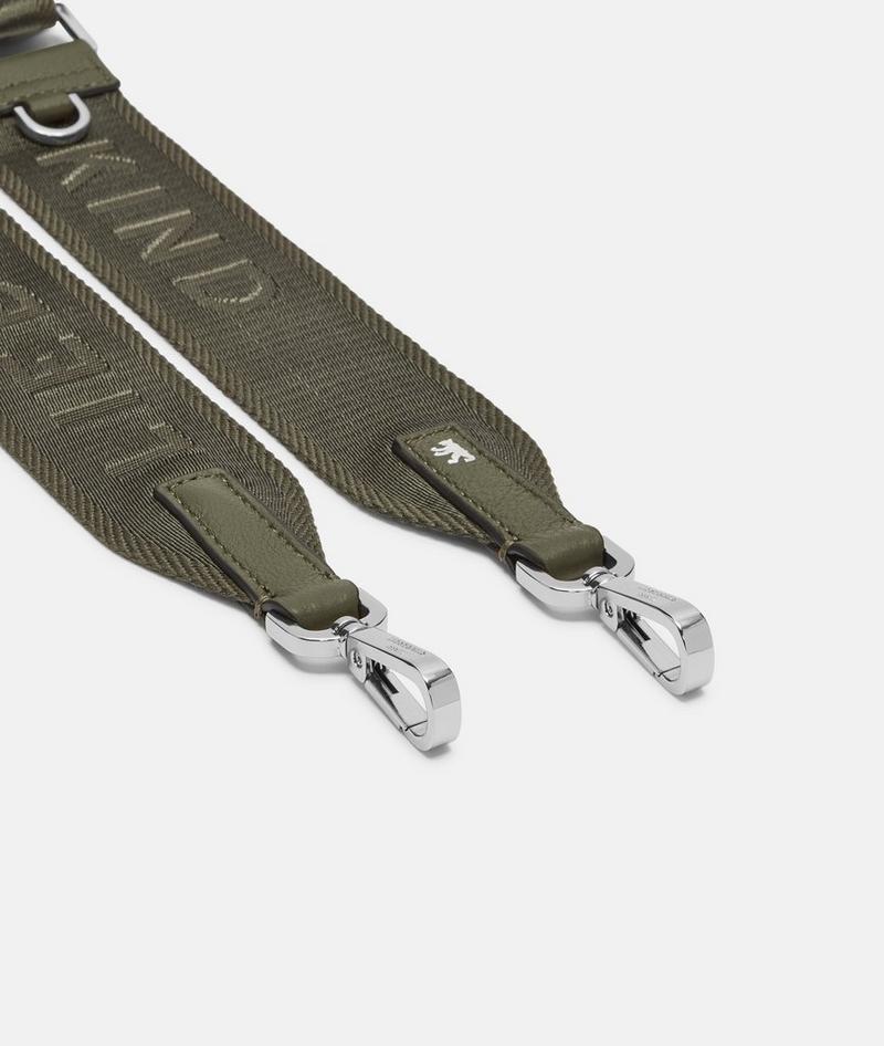 Liebeskind Schultergurt Mit Logo - Olivgrün