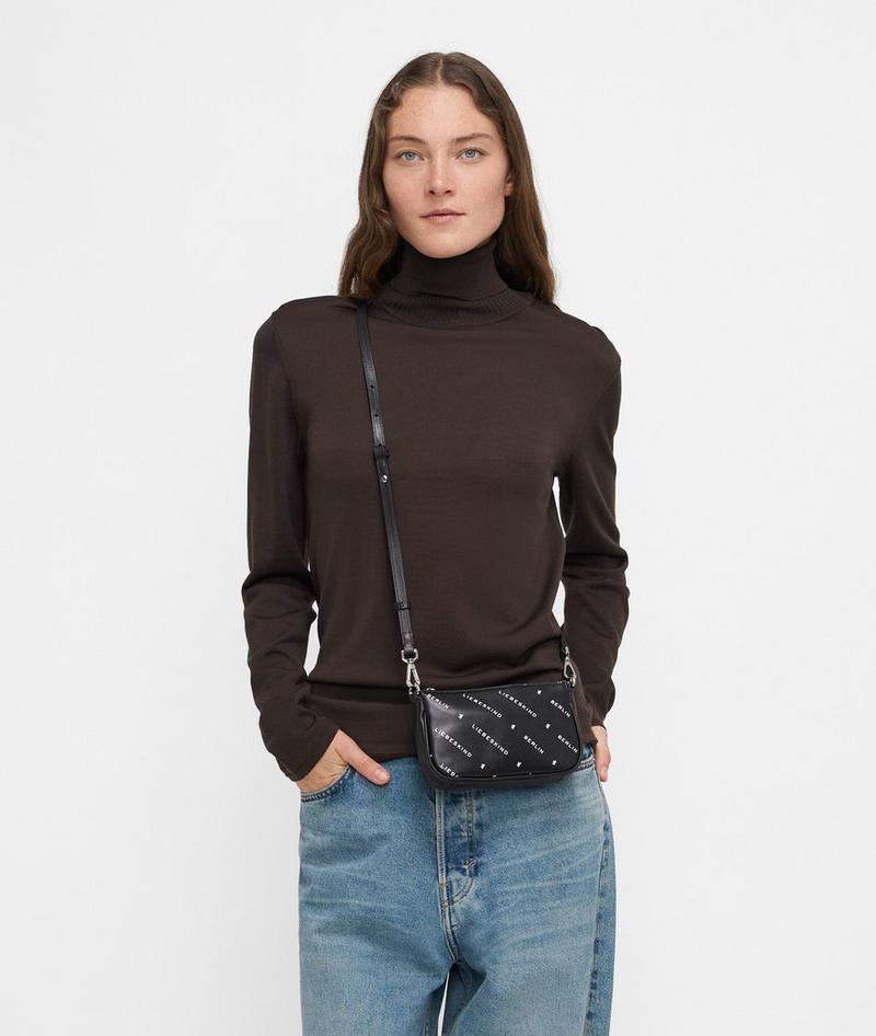 Liebeskind Monogram Crossbody Xs - Schwarz