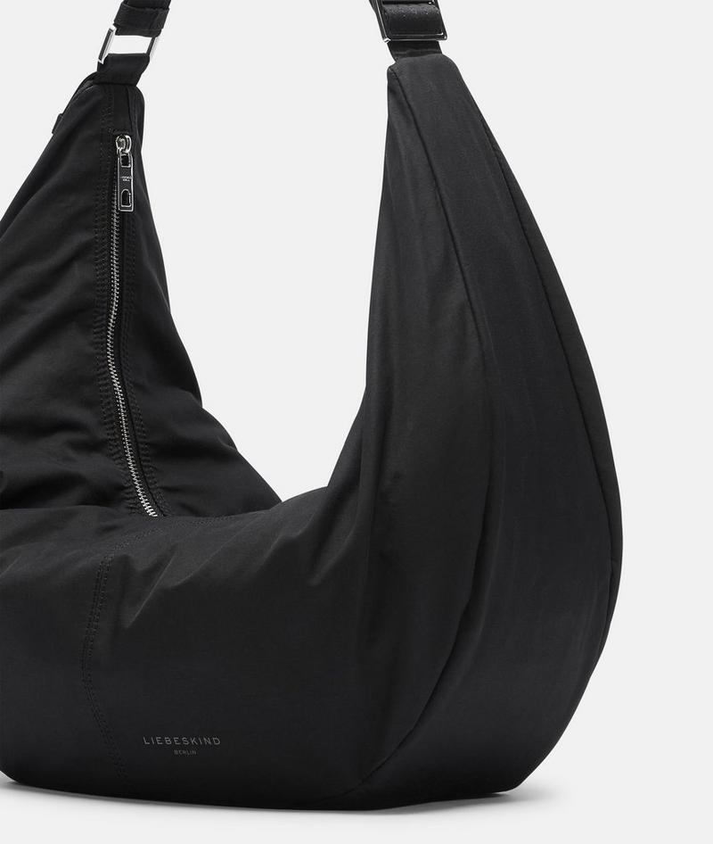 Liebeskind Nylon Moon Hobo L - Schwarz