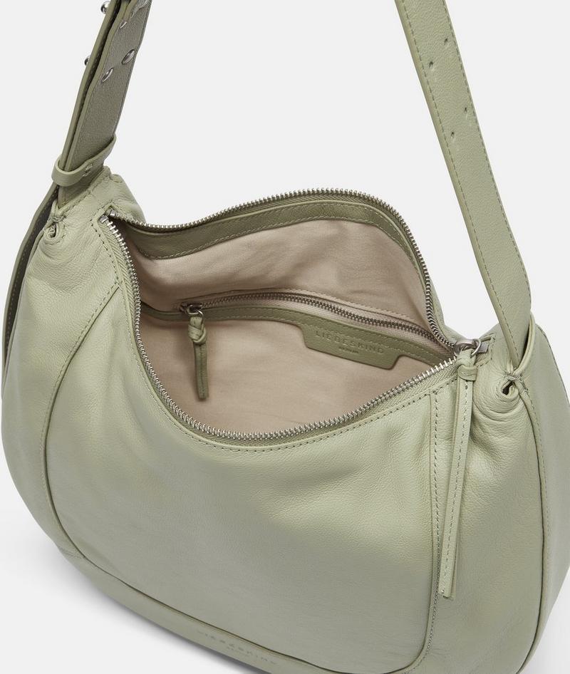 Liebeskind Alma Hobo M - Helles Olivgrün