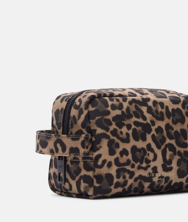 Liebeskind Nylon Cosmetic Pouch S - Sandfarben