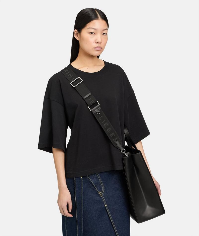 Liebeskind Schultergurt Mit Logo - Messing