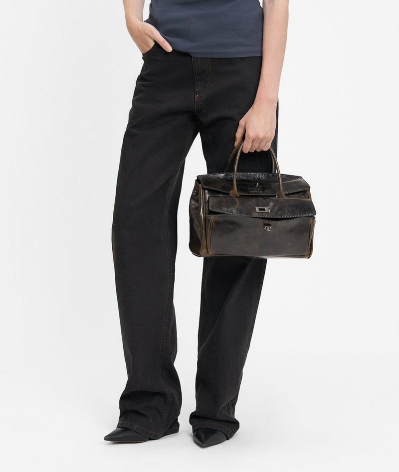 Liebeskind Archive Gloria Ii Satchel M - Dunkelbraun