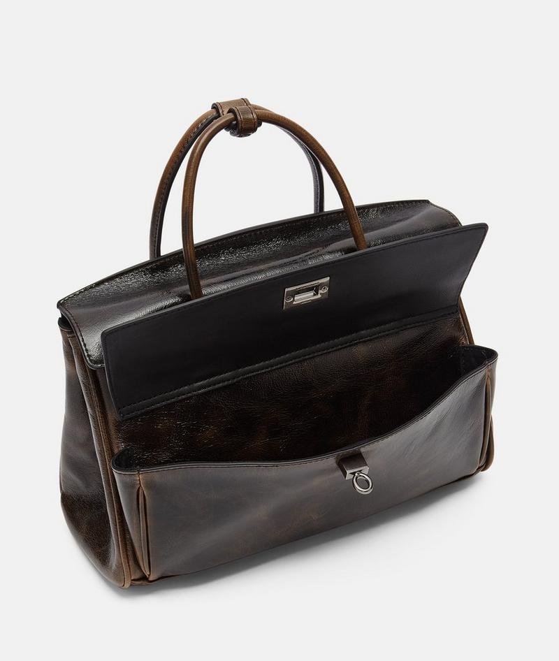Liebeskind Archive Gloria Ii Satchel M - Dunkelbraun