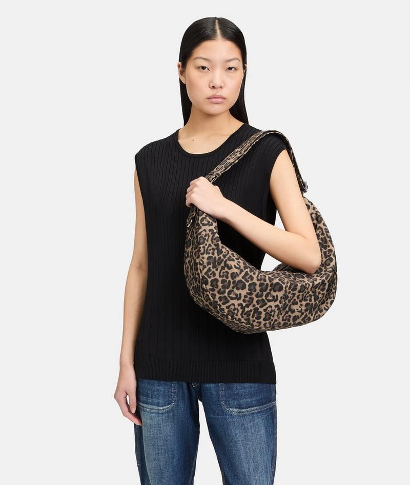 Liebeskind Nylon Moon Hobo M - Sandfarben