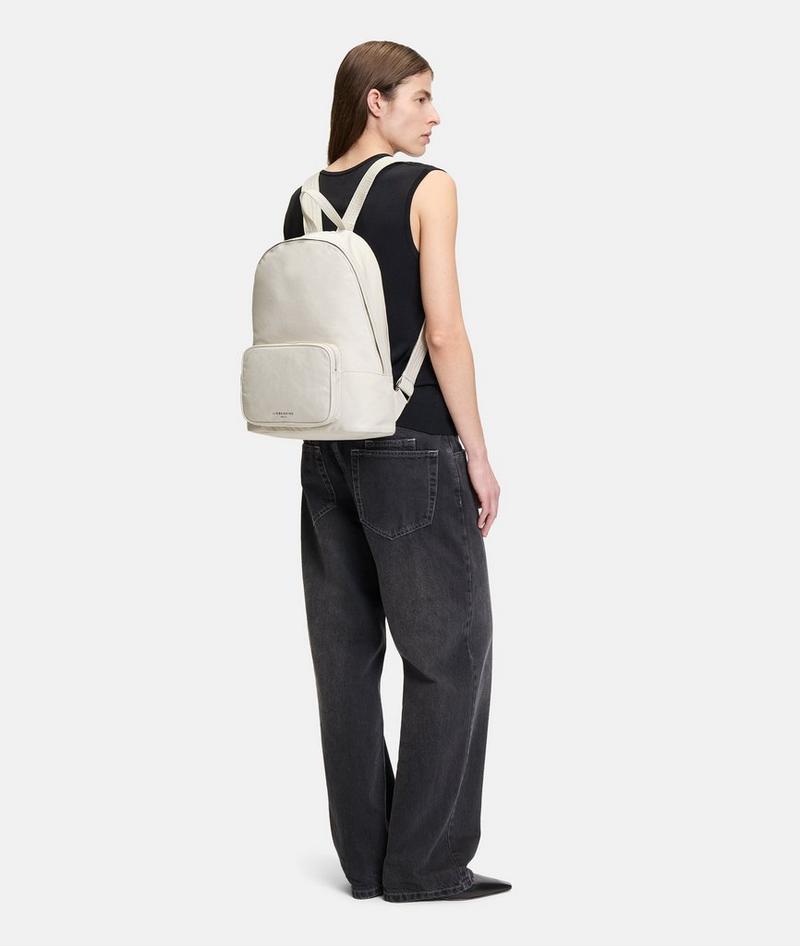 Liebeskind Nylon Lila Backpack L - Creme