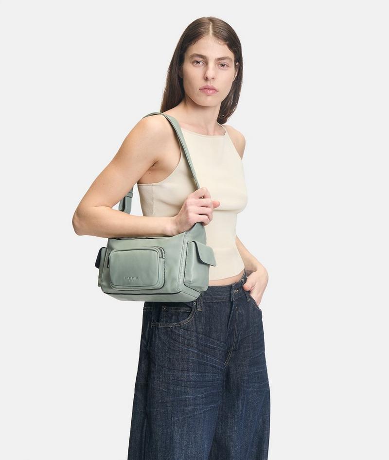 Liebeskind Lila Crossbody S - Dunkles Salbeigrün