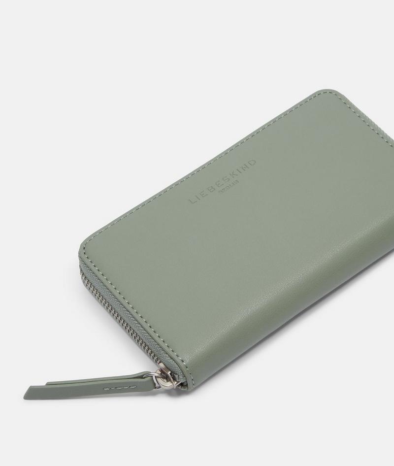 Liebeskind Frieda Geldbörse M - Helles Olivgrün