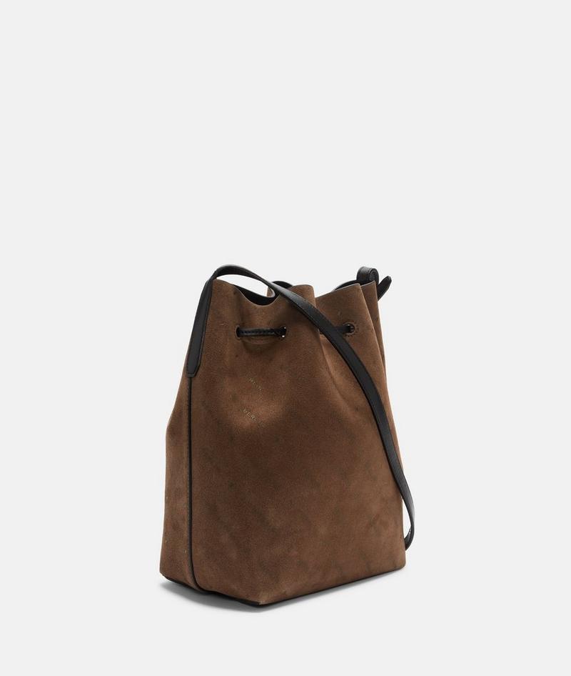 Liebeskind Monogram Bucketbag M - Cognac