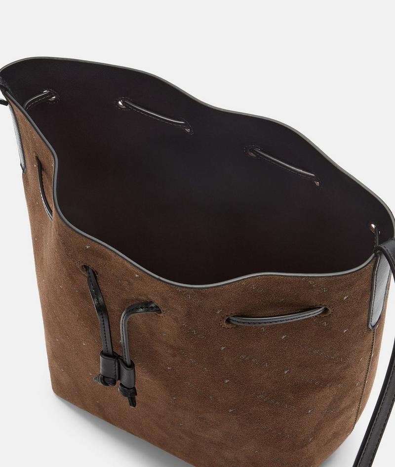 Liebeskind Monogram Bucketbag M - Cognac