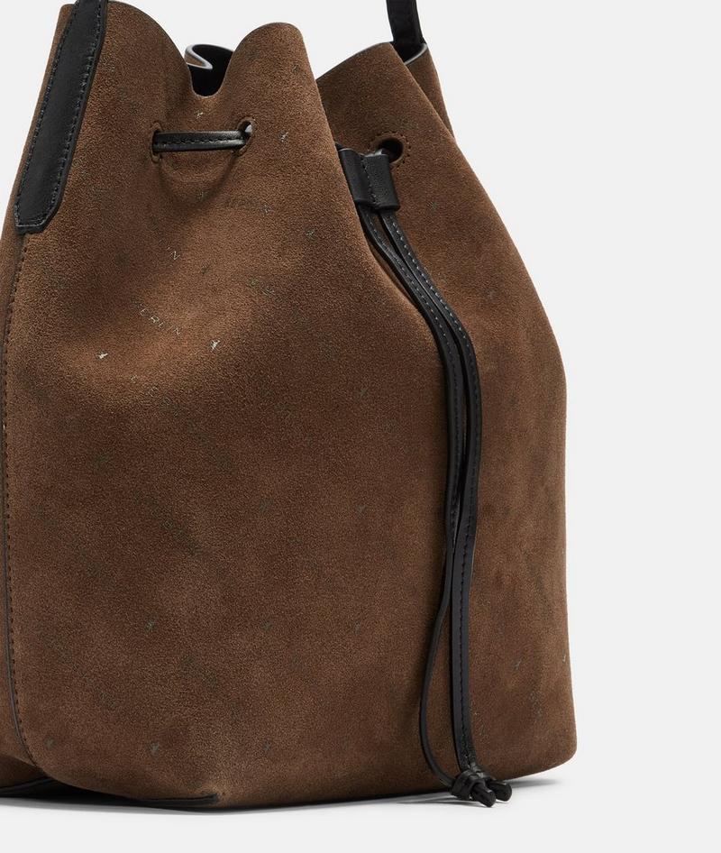 Liebeskind Monogram Bucketbag M - Cognac