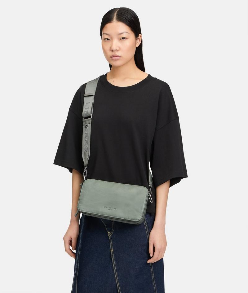 Liebeskind Clarice Crossbody M - Dunkles Salbeigrün