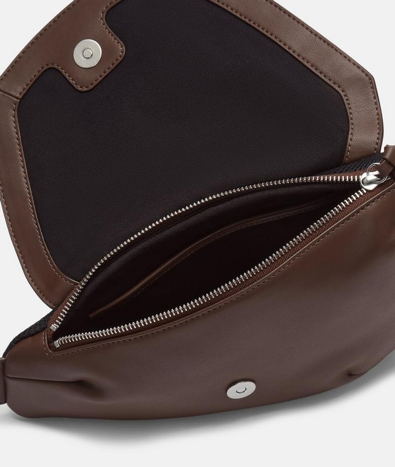 Liebeskind Oval Belt-bag S - Dunkelbraun