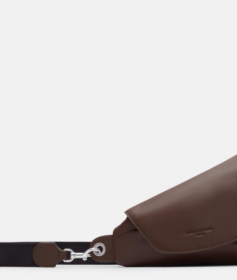 Liebeskind Oval Belt-bag S - Dunkelbraun