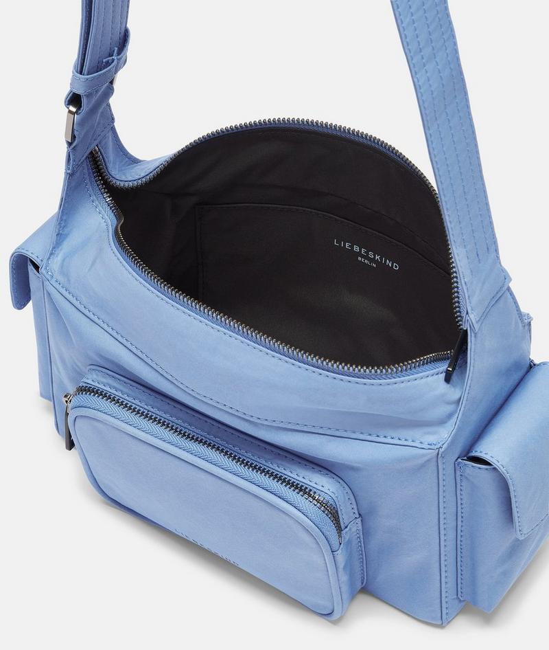 Liebeskind Nylon Lila Crossbody S - Blau