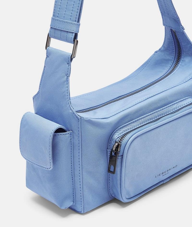 Liebeskind Nylon Lila Crossbody S - Blau