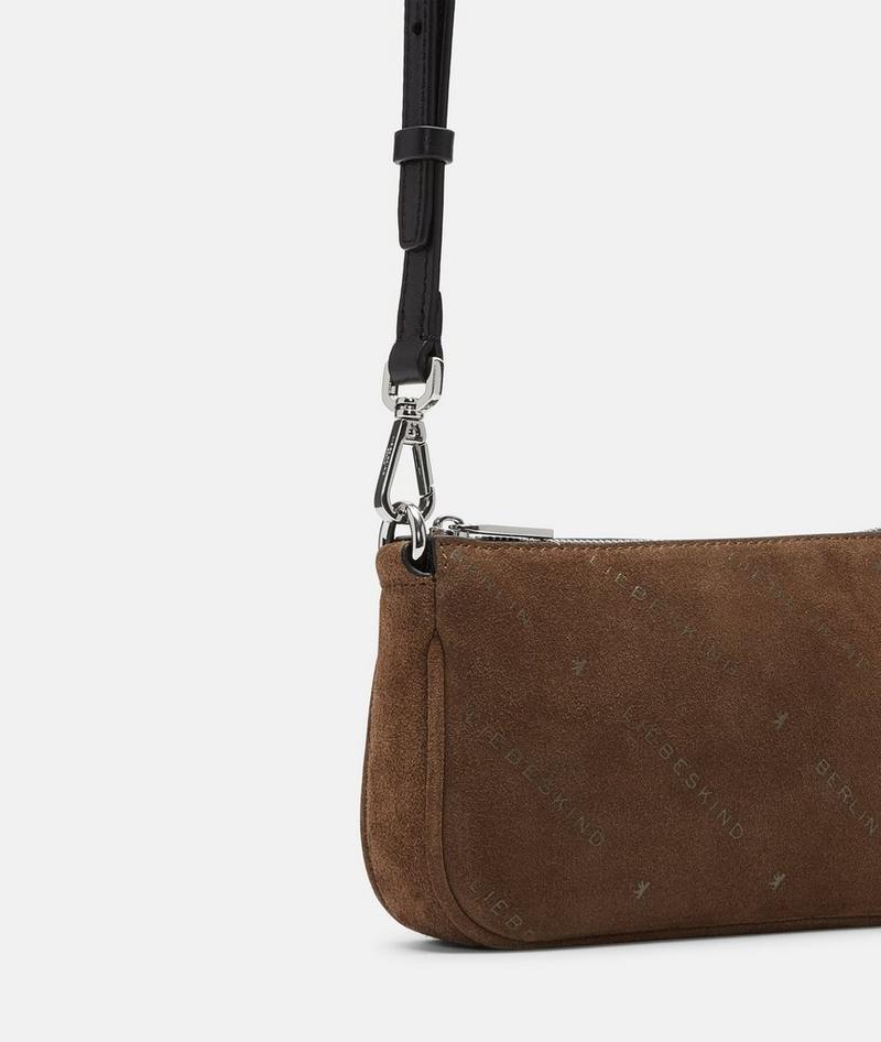 Liebeskind Monogram Crossbody Xs - Cognac