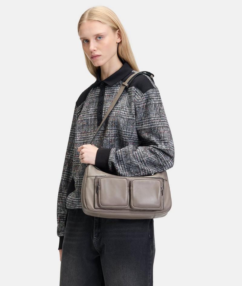 Liebeskind Maia Hobo M - Steingrau