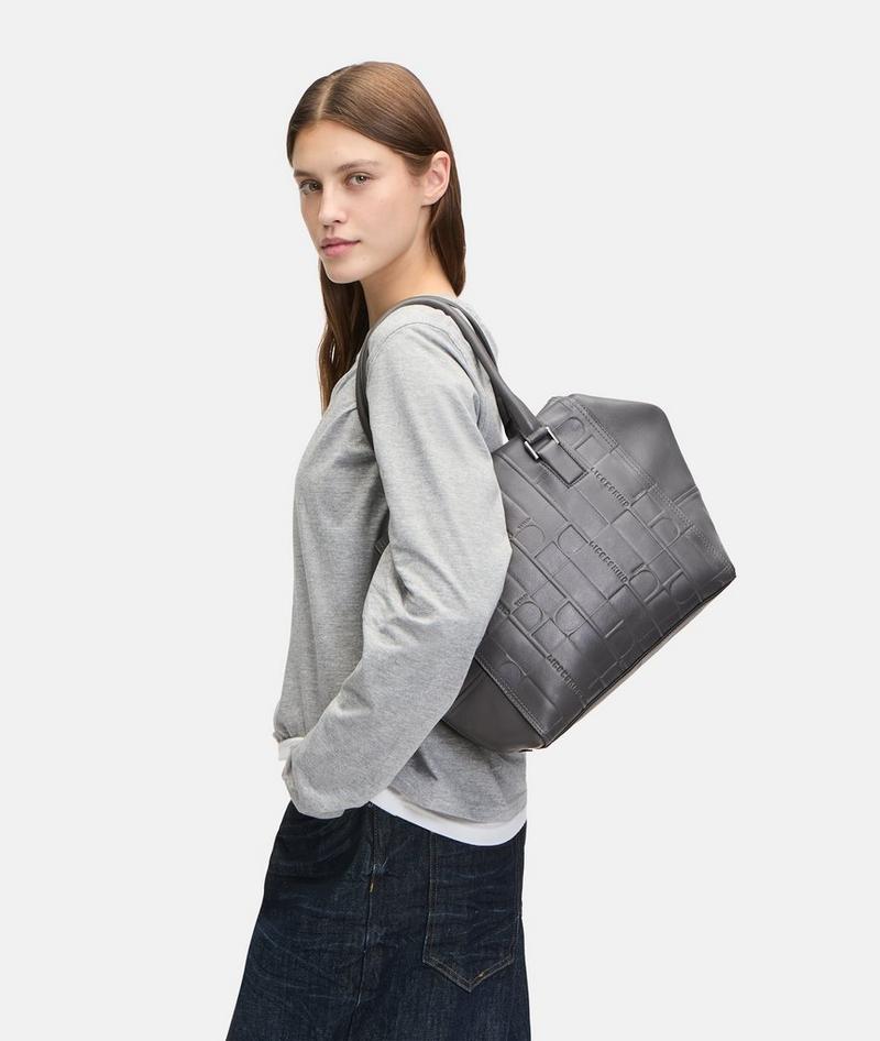 Liebeskind Monogram Kayla Satchel M - Grau