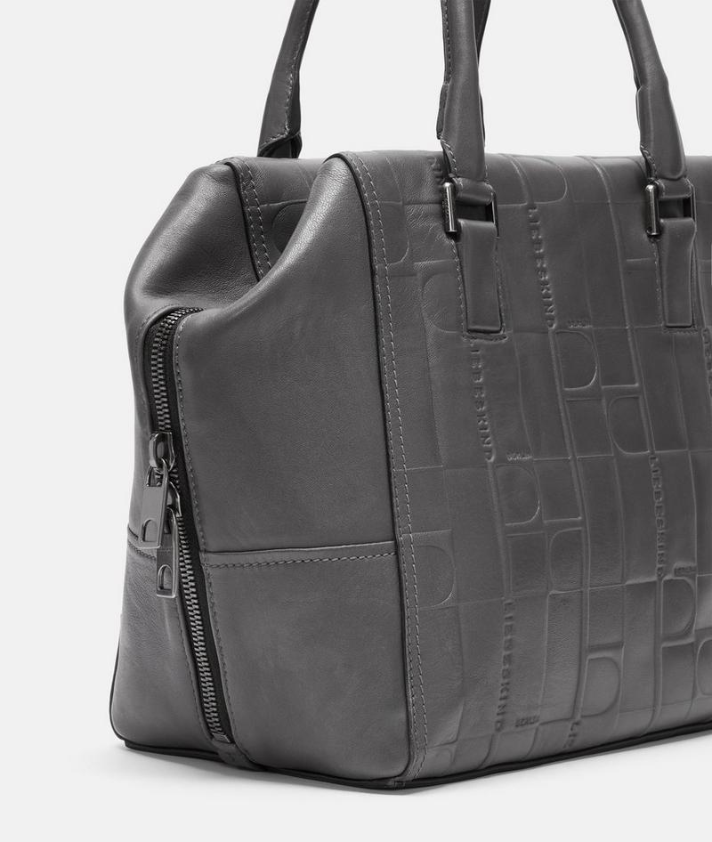 Liebeskind Monogram Kayla Satchel M - Grau