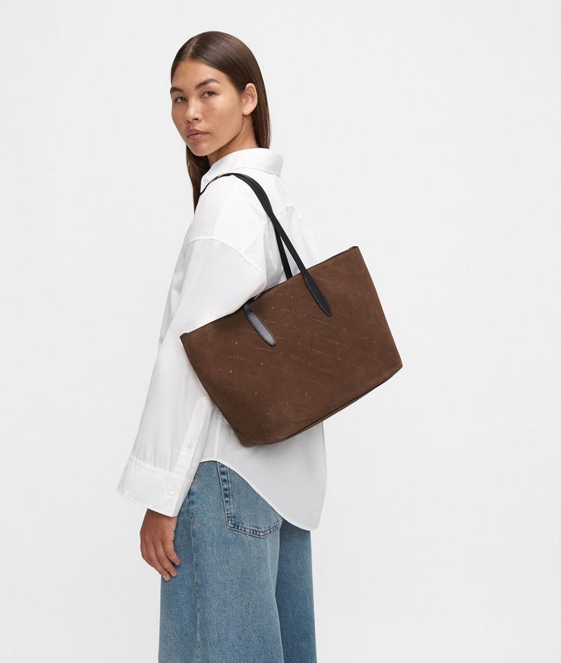 Liebeskind Monogram Shopper M - Cognac