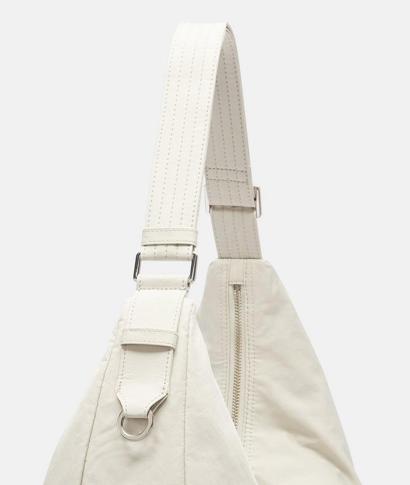 Liebeskind Nylon Moon Hobo M - Creme